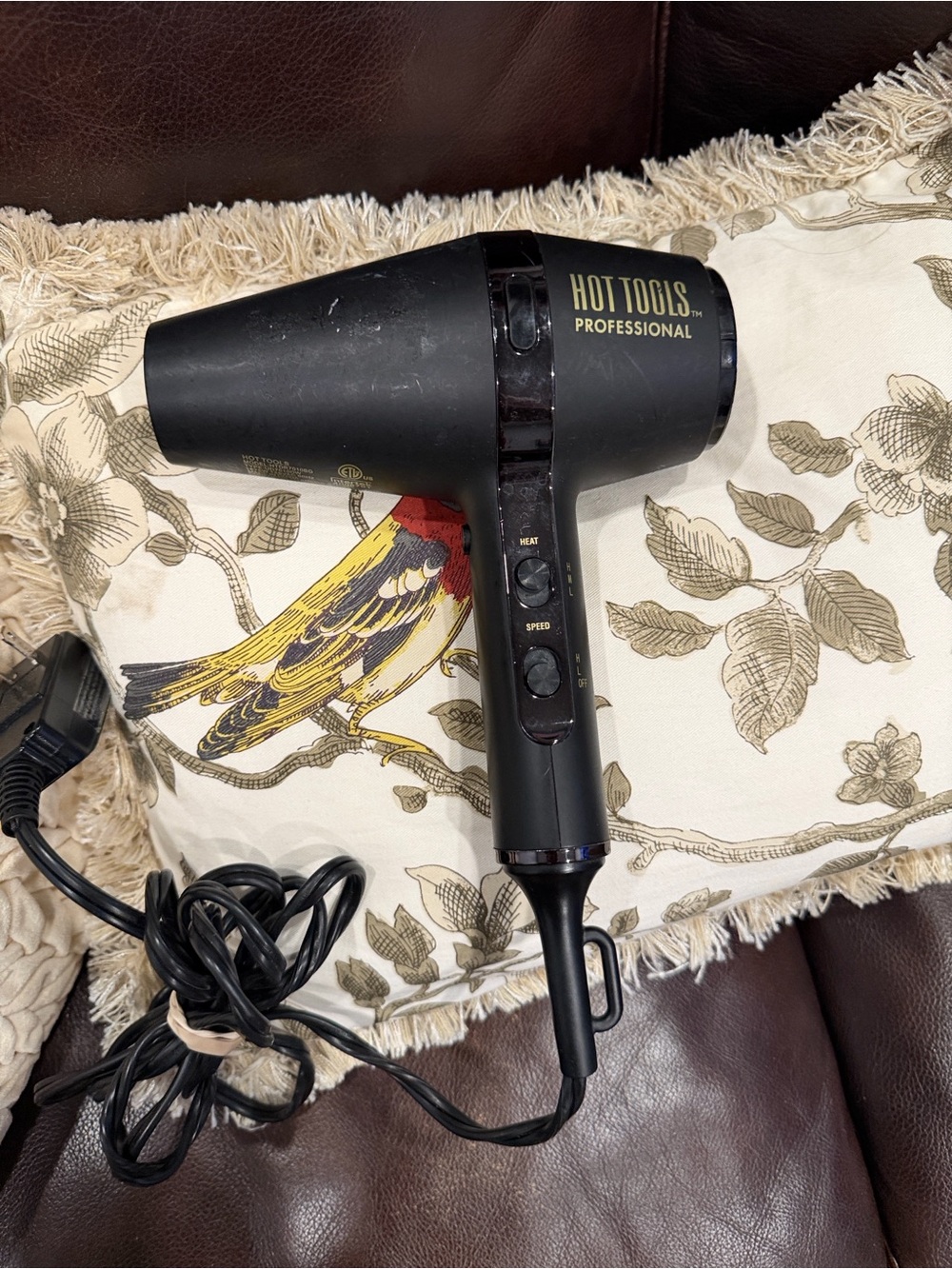 Hot Tools Professional Black Hair Dryer - Lightweight Styling Tool